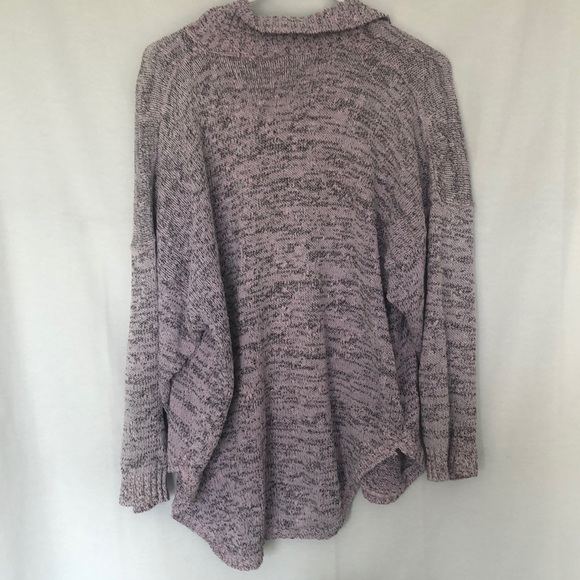 purple buttoned pull over - Picture 2 of 3